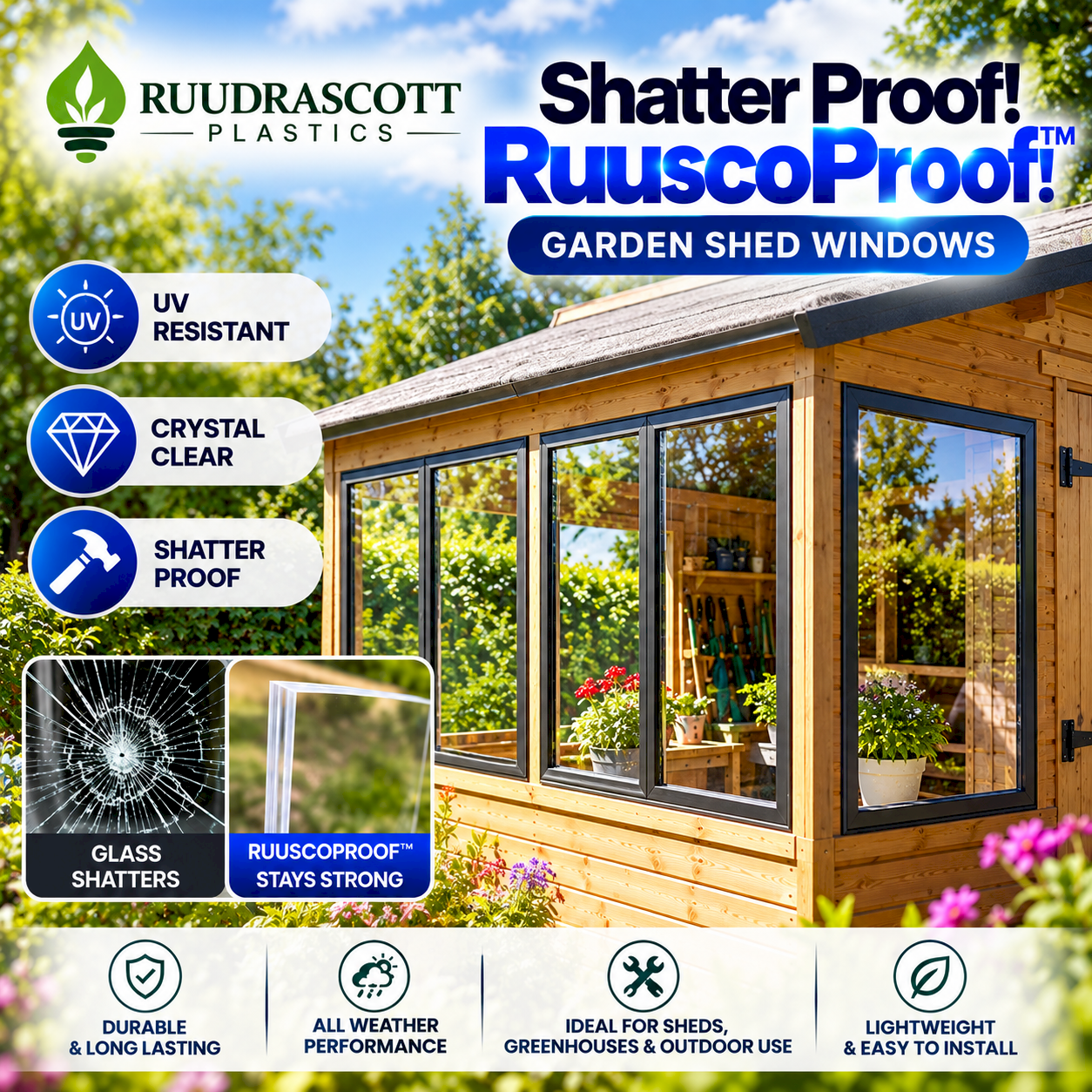 Garden Shed Windows
