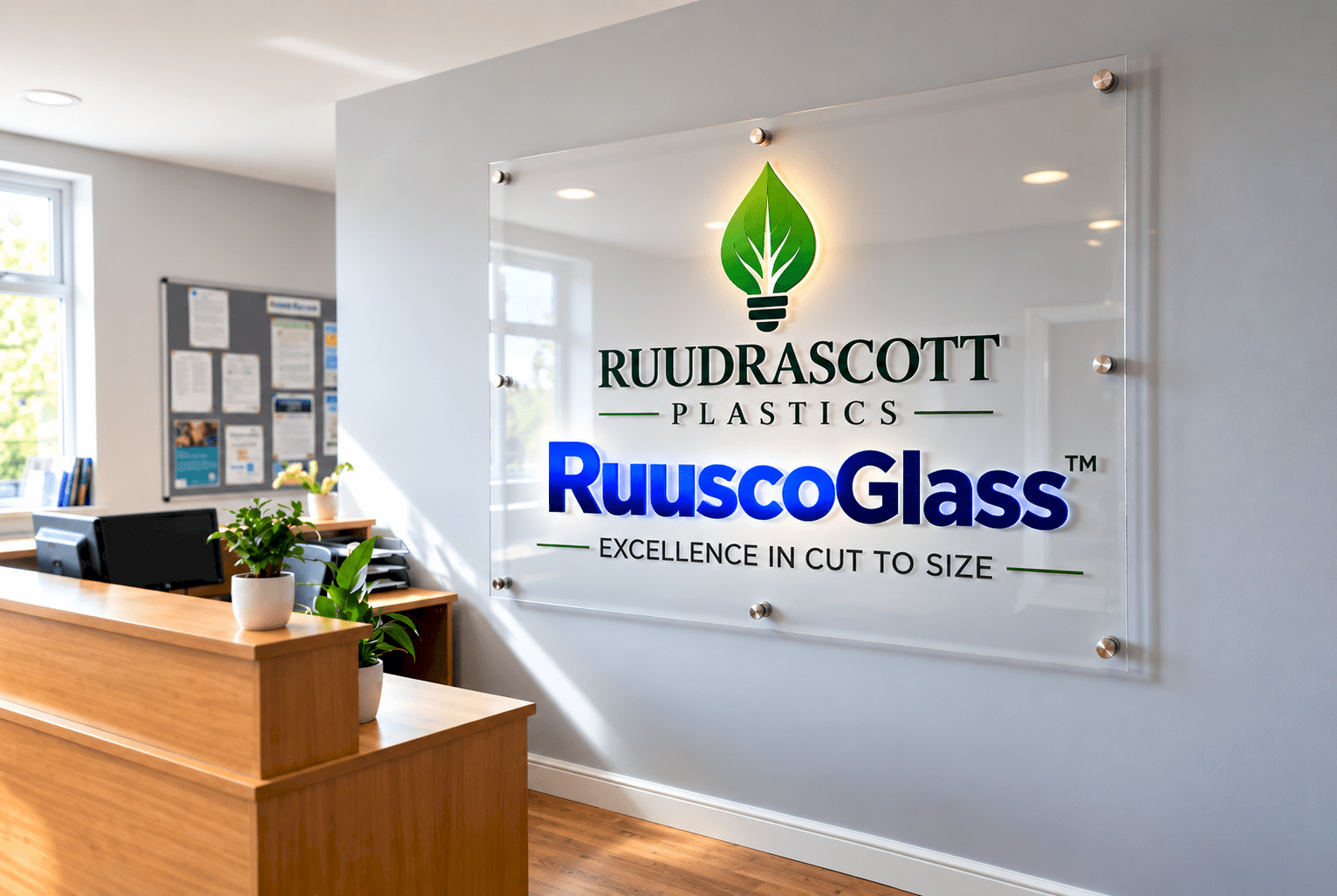 Clear RuuscoGlass Perspex Sheet