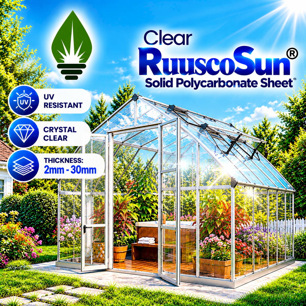 Greenhouse Replacement Polycarbonate 