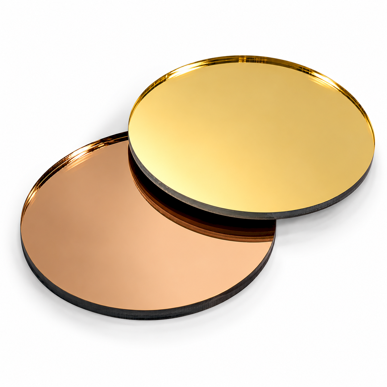 Bronze / Gold Acrylic Mirror Disc