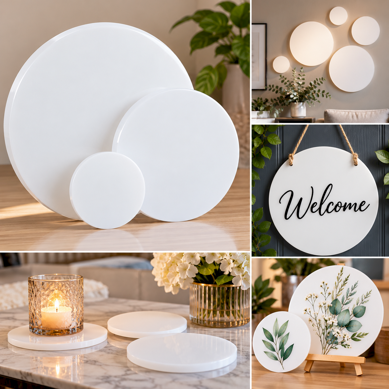 Opal Acrylic Disc