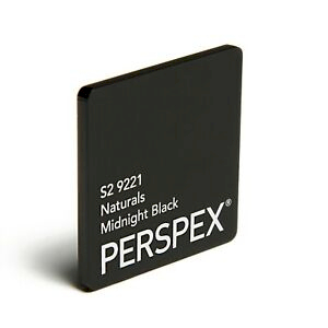 3mm - Black (Matte Effect) Cast Acrylic Sheet - Pack of 5 - A5 (148 x 210 mm)