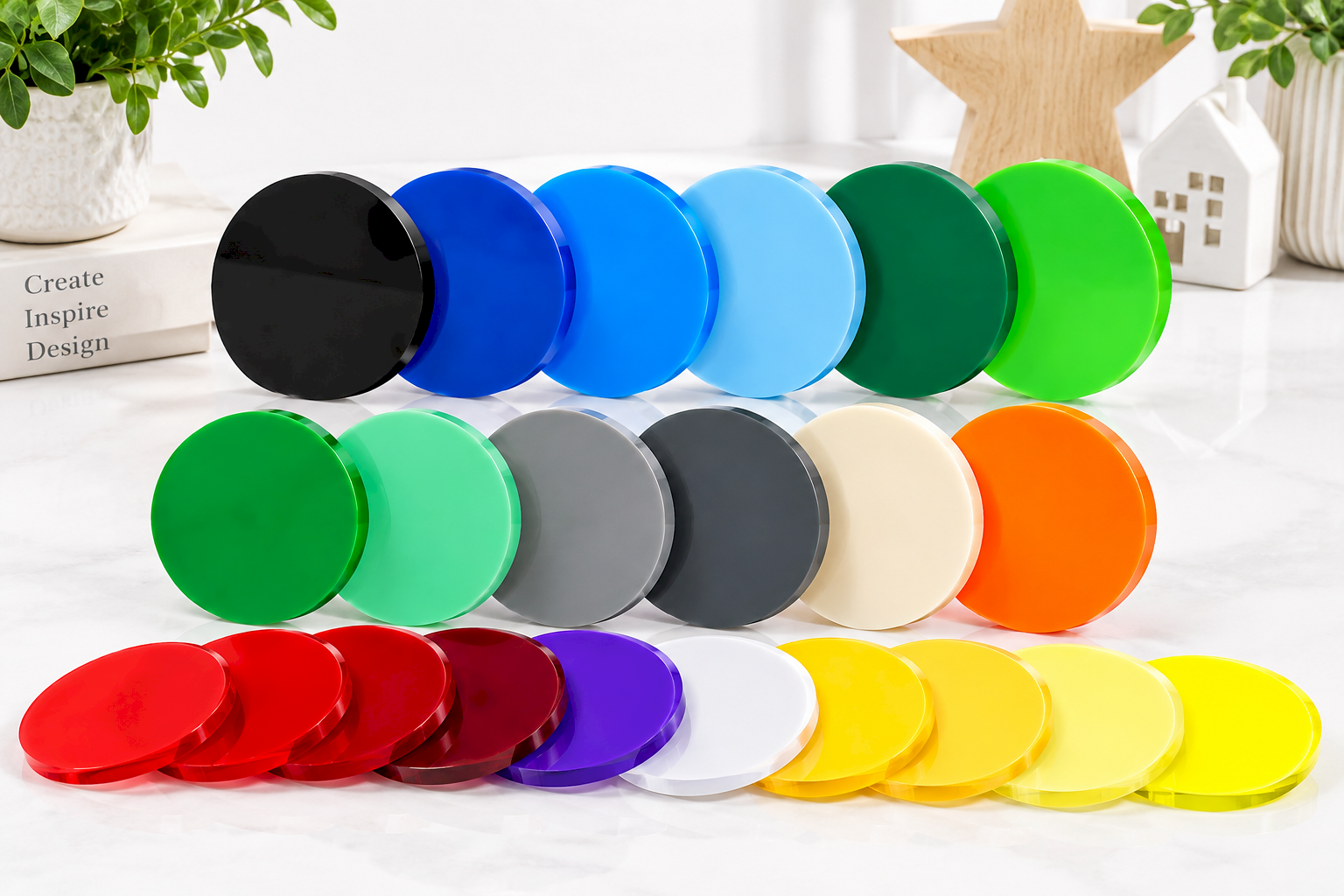 Coloured Perspex Disc